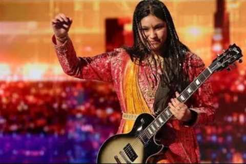 Maya Neelakantan 10-Year-Old Indian Prodigy ROCKS America's Got Talent With Fusion Performance