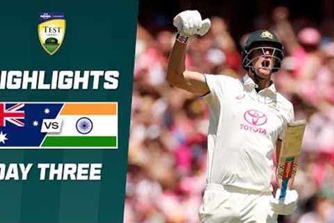 Australia v India 2024-25 | Fifth Test | Day Three