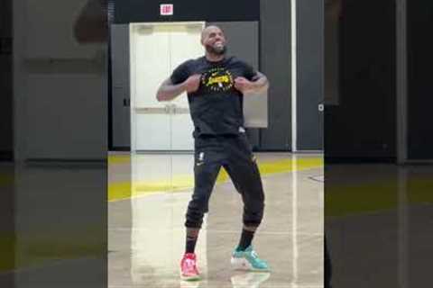 LeBron's in the Birthday Mood #lebron #nba