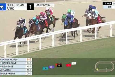 Gulfstream Park January 3, 2025 Race 1