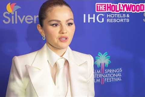 Selena Gomez Speaks On Her Film Emilia Pérez At The 36th Annual Palm Springs Film Awards In CA