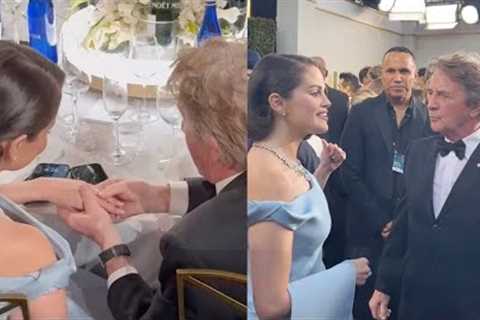 Martin Short Checks Out Selena Gomez's Engagement Ring At Globes