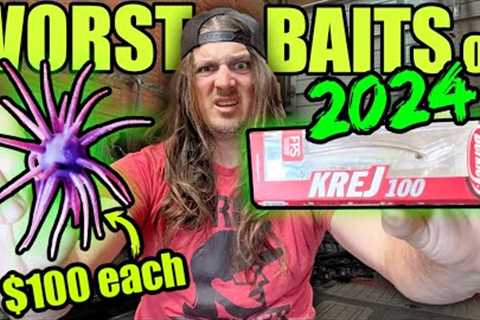 These are the WORST and BEST Bass Fishing Baits of 2024!!