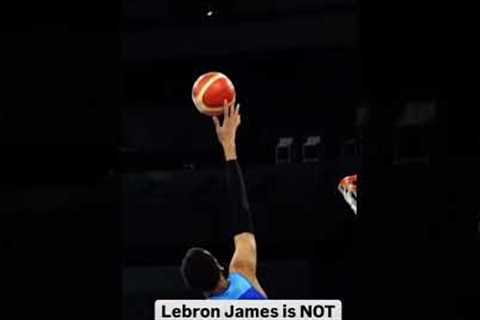 How is Lebron so good?? #nba #funny #basketball #dunk #sad #pov #fail #shorts #jokes