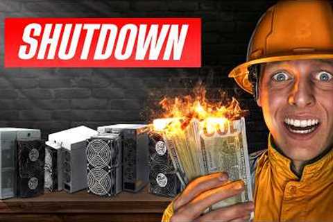 My Basement Crypto Mining Farm Shutdown