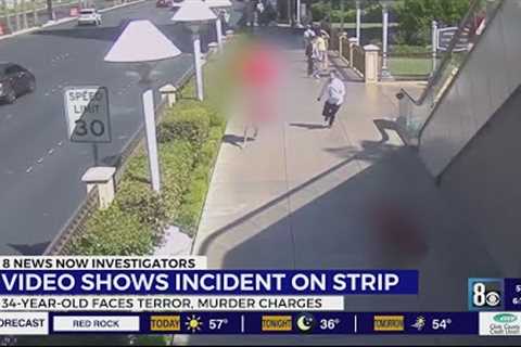 Video shows mass stabbing on Las Vegas Strip