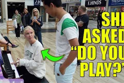 She Asked Do You Play? Leads to You Are The Reason Piano Duet | Cole Lam 15 Years Old