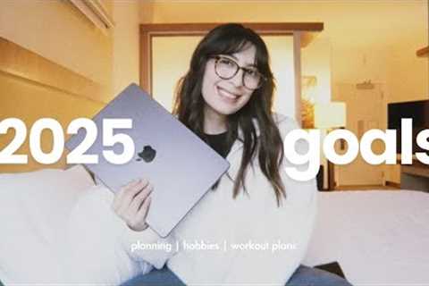 Plan With Me for 2025 ✨ yearly goals, finances, new hobbies, youtube &amp; content planning with..