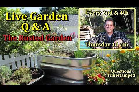 Vegetable Gardening Live  Monthly Questions &amp; Answers E-50 (Starting Herbs Indoors)