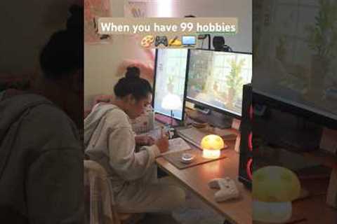 It's fun having a lot of hobbies! ✨️ #cozy #cozyhome #cozygames #hobbies #cozygamer #cozyaesthetic