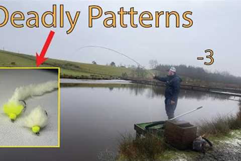 I Couldn't Believe How Many Fish Were Under the Ice! [Winter Fly-Fishing at Burnhouse Trout Fishery]