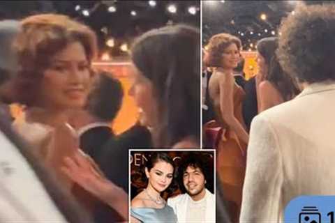 Zendaya's Priceless Reaction to Selena Gomez's Fiancé Benny Blanco at the Golden Globes Goes Viral!