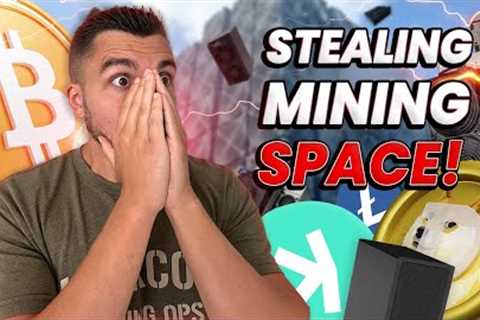 Stealing Space for Bitcoin Mining