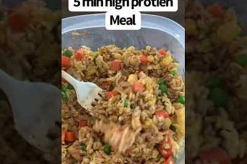 5 min high protein lunch