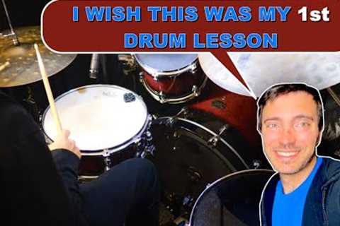 Your First Drum Lesson - Beginner's Drum Set Lesson