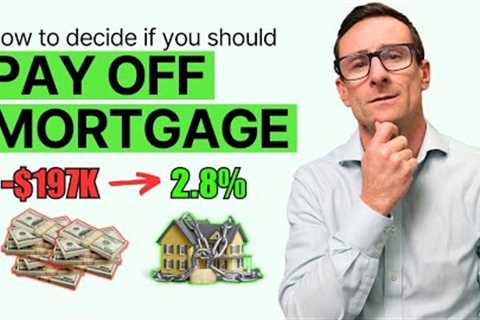 Pay Off 2.8% Mortgage? (See What They Did in Retirement)