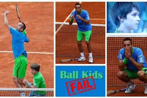 Tennis - Ball kids Fails &amp; Scary moments