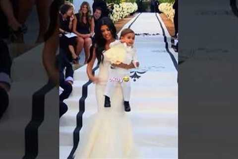 kourtney kardashian almost falls at khloe’s wedding omg 😭 #kardashians