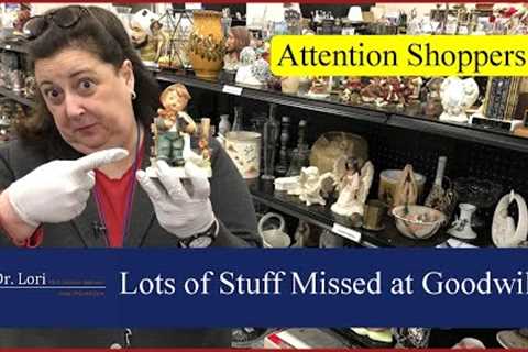Attention Shoppers! More Underpriced Treasure Found at Goodwill Thrift Store - Shop with Dr. Lori