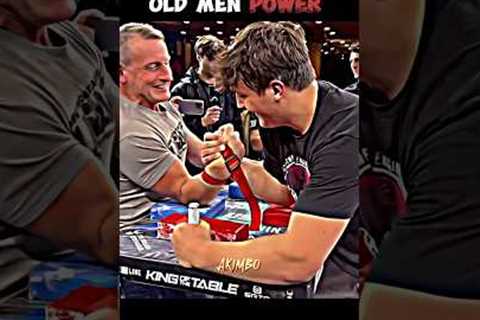 🔥💪AUDEN LARRATT VS OLD MEN POWER ARM WRESTLING #sports #trending