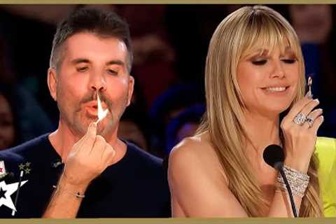 Magician Does Magic With MATCHES on America's Got Talent!
