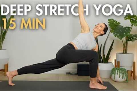 15 min Deep Stretch Yoga: Full Body Practice for All Levels