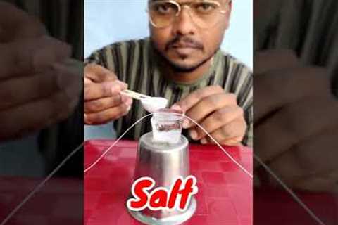 ice and thread easy science || Telugu Experiments