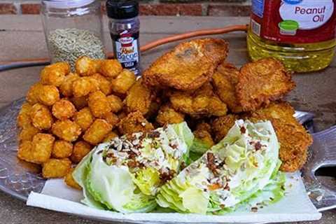 Fried Fish Platter - Catching and Cooking 5 Fish Species!