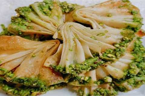 No Effort Instant Baklava Fan Recipe | So Simple and delicious Recipe