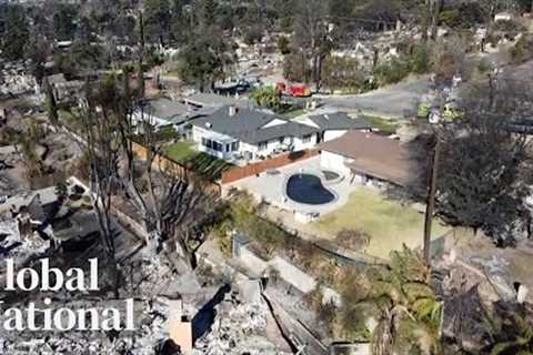 Global National: Jan. 12, 2025 | Man saves home from Eaton fire with garden hose