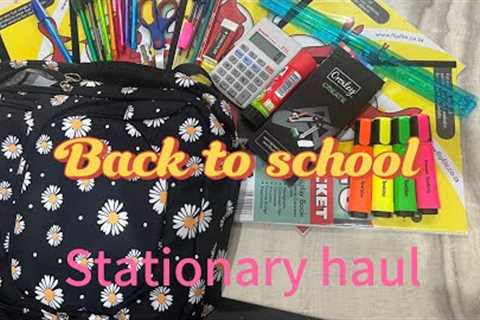 Back to school || STATIONARY HAUL ||SOUTH AFRICAN YOUTUBER
