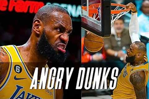 LeBron James ANGRY DUNKS From 2023-2024 NBA Season