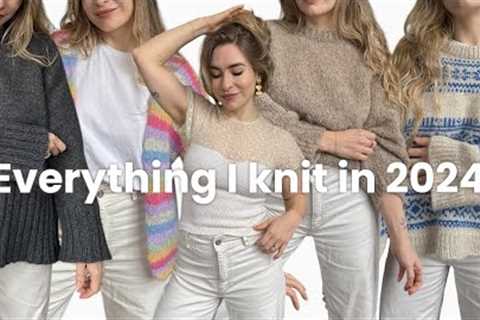 Everything I Knit in 2024 (my 1st year of knitting!)