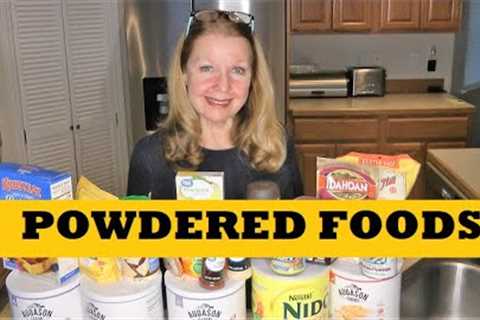 Powdered Foods To Stockpile...Prepping Food Storage