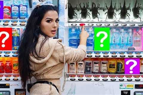 Trying MYSTERY VENDING MACHINES In Japan