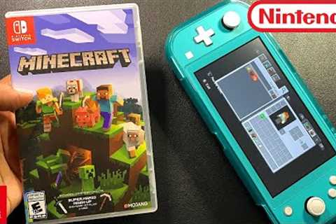 Minecraft | Unboxing and Gameplay | Nintendo Switch Lite | Black Friday Deal