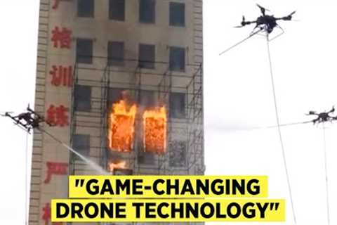 Breaking | China Shows Off Insane Fire Fighting Drones