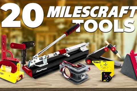 20 Coolest Woodworking Tools For 2025 | Milescraft Tools For Woodworking