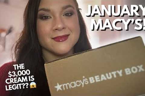 JANUARY 2025 MACY’S BEAUTY BOX UNBOXING: The La Mer Takeover! Omg, This $3,000 Cream Shocked Me!! 😱