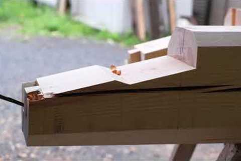 『大工の伝統技術』台持ち継ぎ Japanese Carpentry - Big Beams, Big Joinery