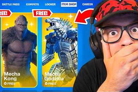 I Got The *KING KONG* and *GODZILLA* Skins EARLY!