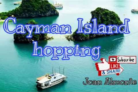 Island Hopping tour boat in Cayman