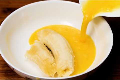 If you have 1 banana and 2 eggs, make this 5 minutes recipe for breakfast