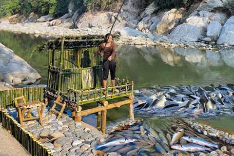 Overnight rush build completes awesome fishing shelter