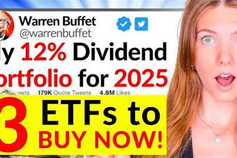 My 3 ETF Dividend Portfolio to MAXIMIZE Passive INCOME ($1,000/month)