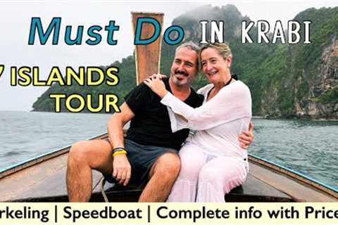 Krabi 7 Island Sunset Tour with BBQ Dinner &amp; Snorkeling | Longtail Boat vs Speedboat