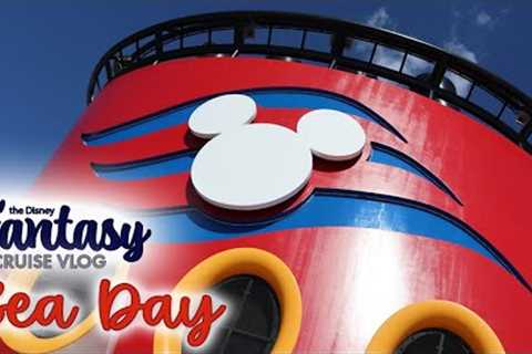 SEA DAY ON THE DISNEY FANTASY | DISNEY CRUISE VLOG | FALL 2024 | DAY 6