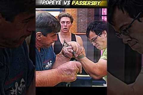 😱The World's Biggest Hands vs Passersby #armwrestling #sports #viral #trending