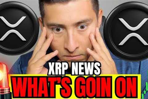 XRP RIPPLE HOLDERS I GOT URGENT NEWS! (UNBELIEVABLE)