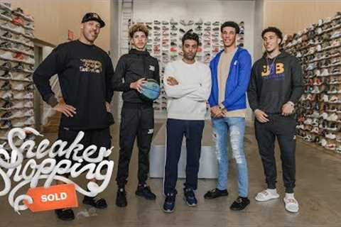 The Ball Family Goes Sneaker Shopping With Complex